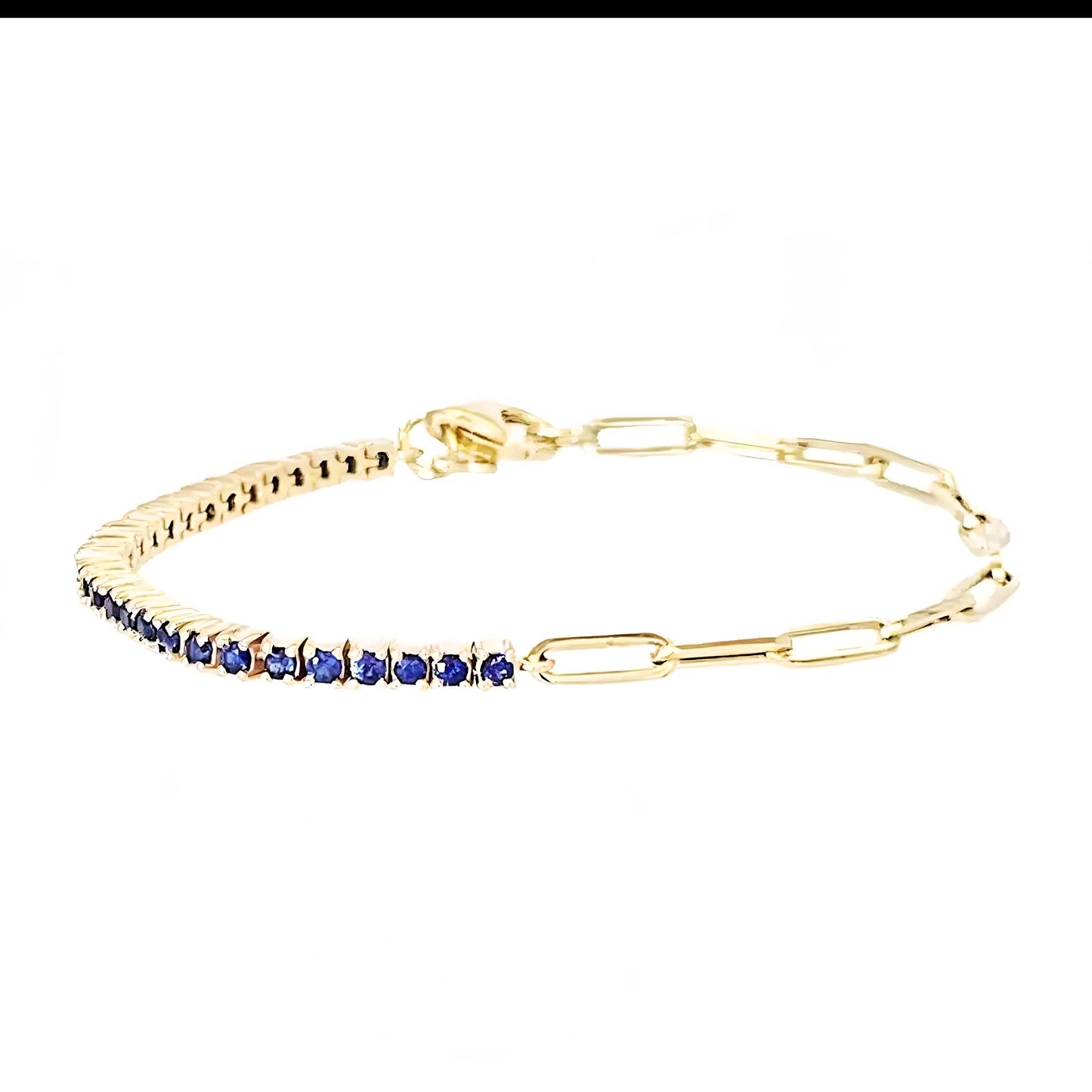 Radiate Opulence: Luxury Cubic Zirconia Gold Tennis Bracelets - The Epitome of Elegance