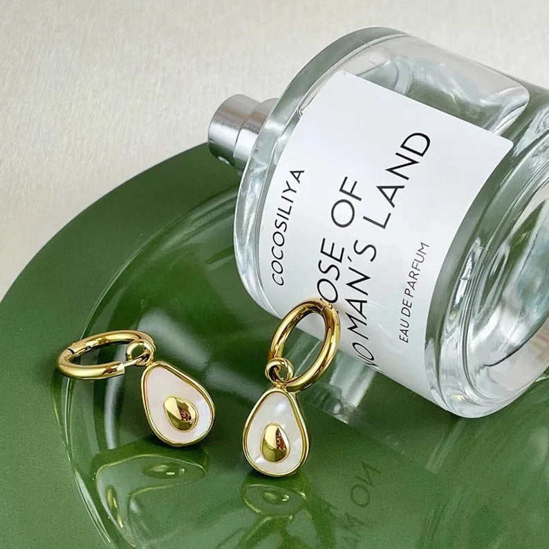 Indulge in Whimsy: Avocado Dangle Earrings for the Modern Iconoclast