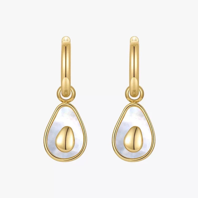 Indulge in Whimsy: Avocado Dangle Earrings for the Modern Iconoclast